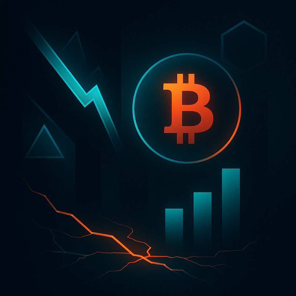 Abstract digital art representing Bitcoin Drops Below $60K as Regulatory Concerns Mount: What It Means