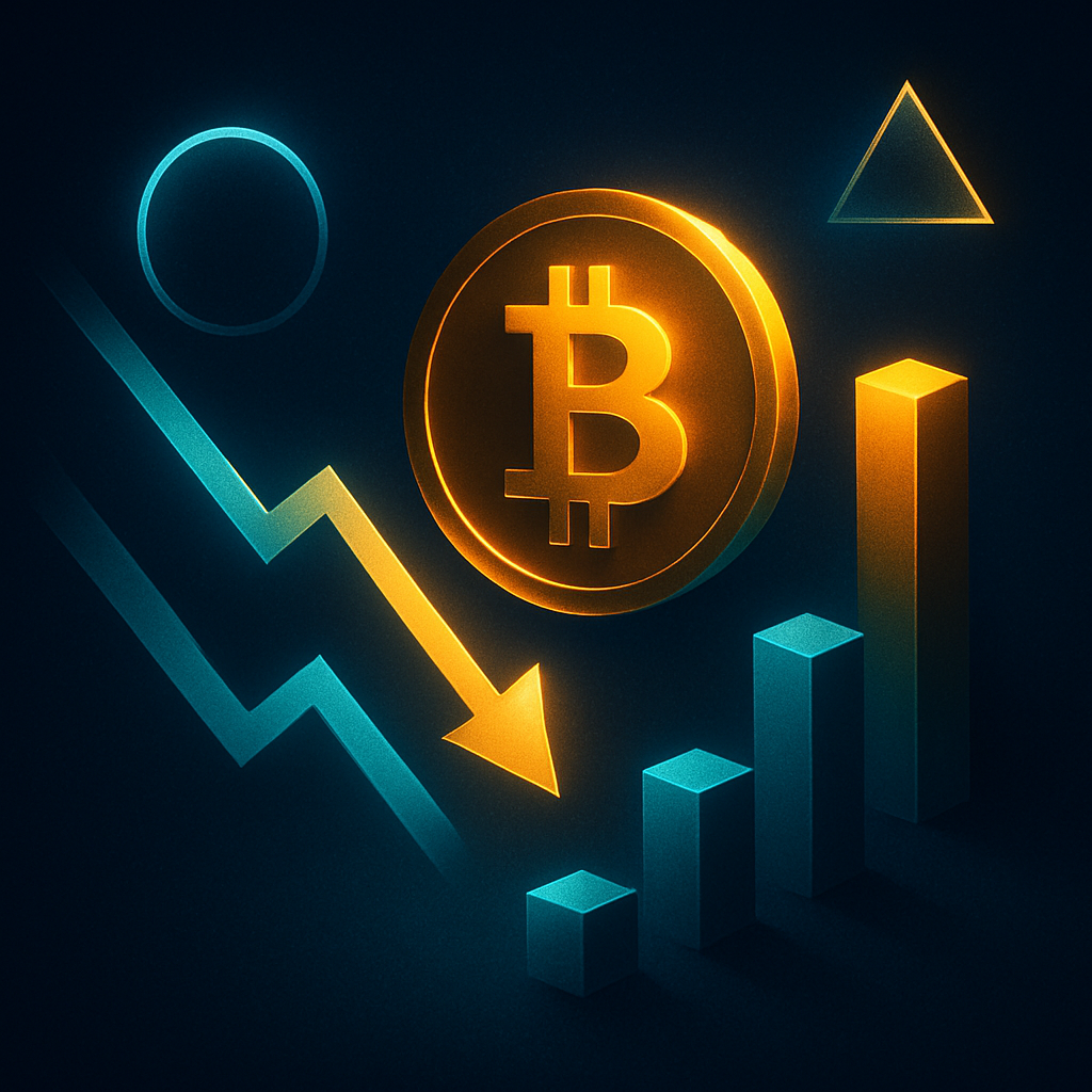 Abstract digital art representing Bitcoin Drops Below $60K as Regulatory Concerns Rise: What It Means