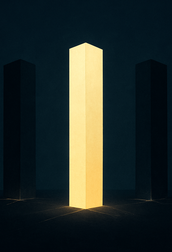 Abstract digital art representing crypto exchange platforms going dark amid market consolidation