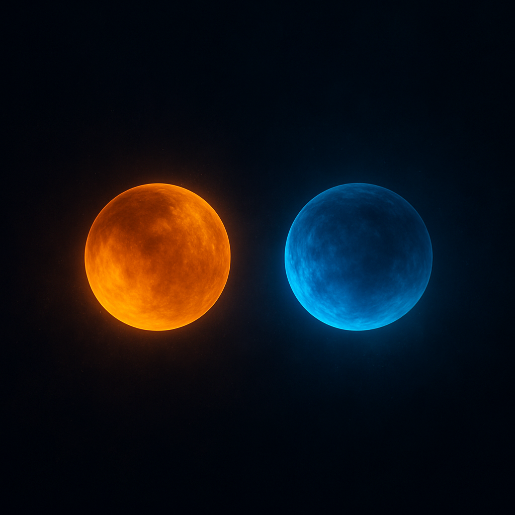 Abstract digital art for ethereum vs bitcoin differences
